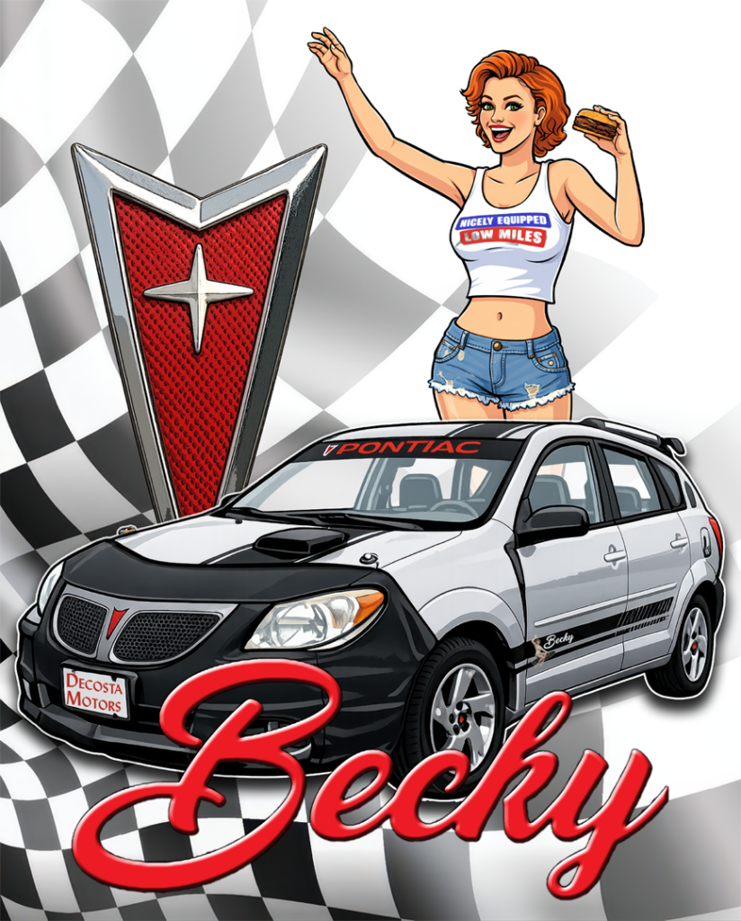 NASCAR-inspired t-shirt graphic